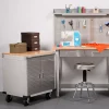 Seville Classics UltraHD 2-Door Rolling Cabinet - Image 6