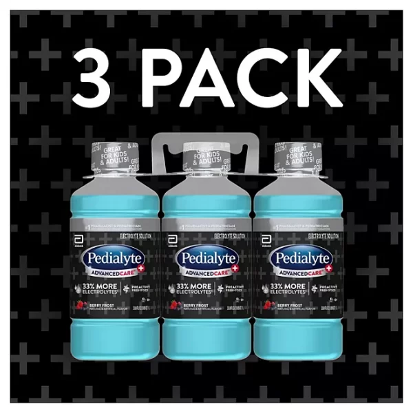 Pedialyte AdvancedCare Plus Electrolyte Solution Berry Frost 3 pk., 33.8 fl. oz. - Image 6