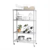 Seville Classics 4-Tier Steel Wire Shelving, 36" W x 14" D x 56.5"H - Image 2