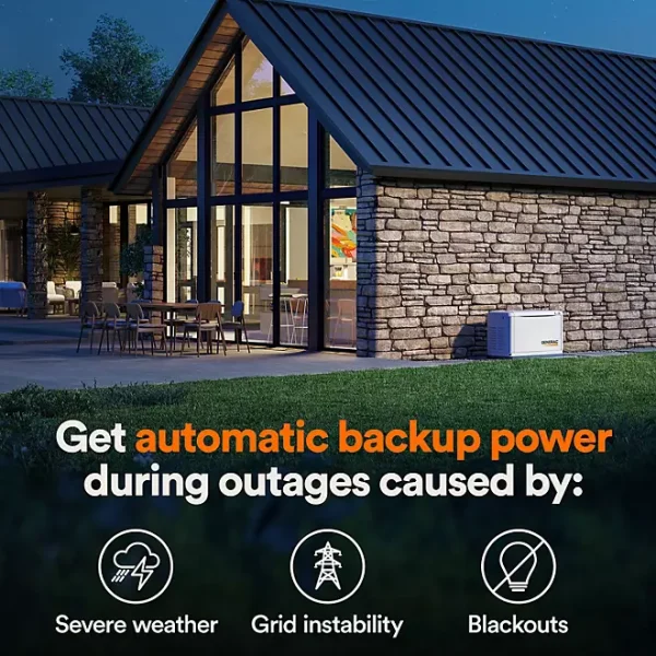Generac 14kW Standby Generator with 200 Amp Automatic Transfer Switch - Image 2