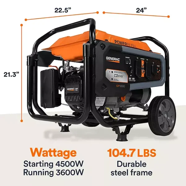 Generac 7722 GP3600 3600-Watt Portable Generator - Image 5