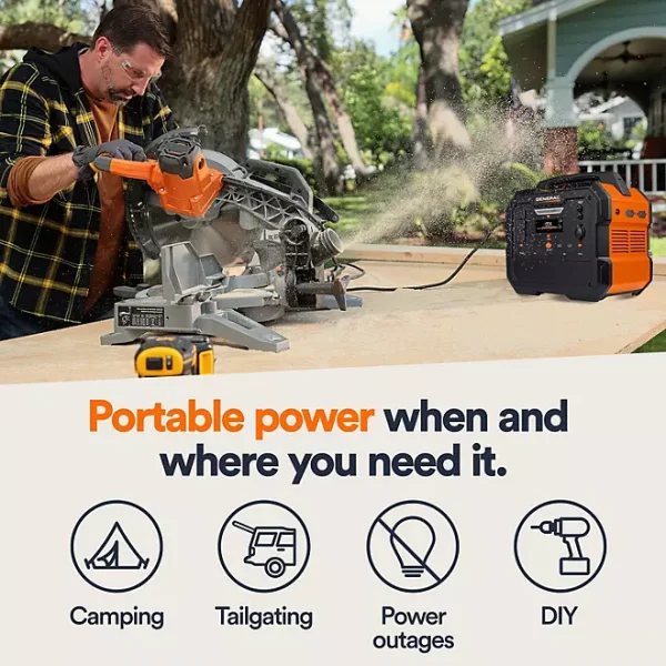 Generac GB2000 Portable Power Station, 2106 Wh Battery Generator - Image 3