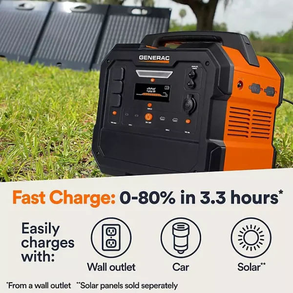 Generac GB2000 Portable Power Station, 2106 Wh Battery Generator - Image 4
