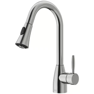 VIGO Pull-Out Spray Kitchen Faucet, Stainless Steel Finish