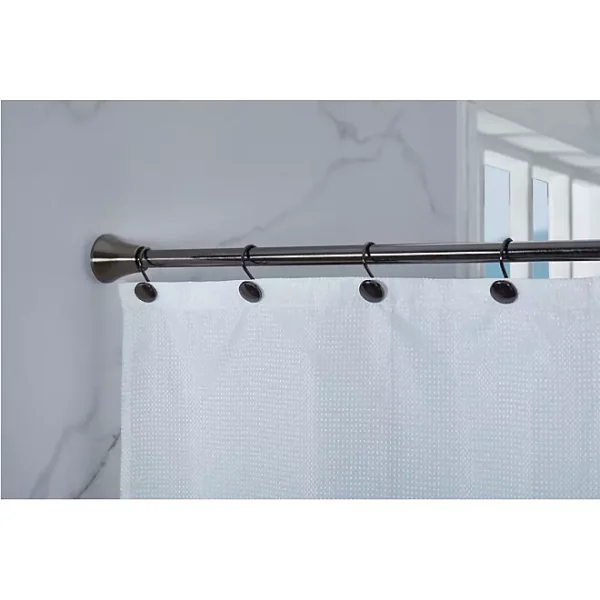 Lavender & Sage Shower Curtain Rod & 12-Piece Hook Set (Assorted Designs) - Image 2
