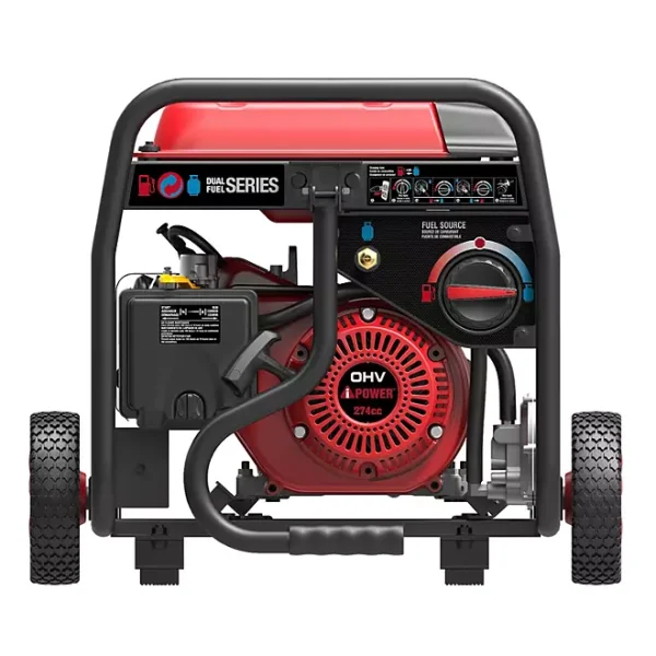 A-iPower Model SUA6900D, 6,900 Watt Dual Fuel Portable Generator, Powerful 274cc OHV 4-Stroke Engine - Image 4