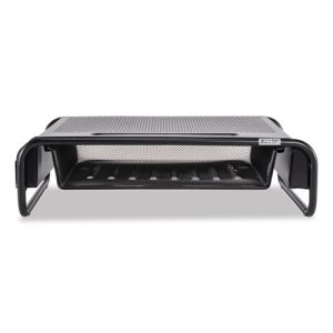 Metal Art Organizer 5 Monitor, 18" x 11.8" x 5.1", Black, Supports 30 lbs