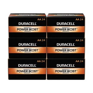 Power Boost CopperTop Alkaline AA Batteries, 144/Carton