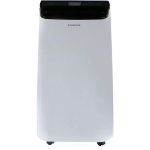 Amana Portable Air Conditioner with Remote Control in White/Black - Rooms up to 500-Sq. Ft.