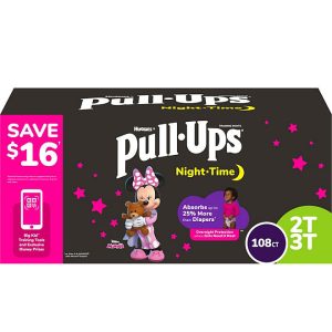 Pull-Ups Night-Time Potty Training Pants for Girls Sizes: 2T-4T