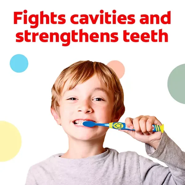 Colgate 2-in-1 Anticavity Kids' Gel Toothpaste with Fluoride, Watermelon Burst, 4.6 oz., 3 pk. - Image 2
