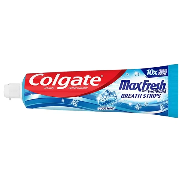 Colgate MaxFresh Toothpaste with Mini Breath Strips, Cool Mint 7.3 oz., 5 pk - Image 4