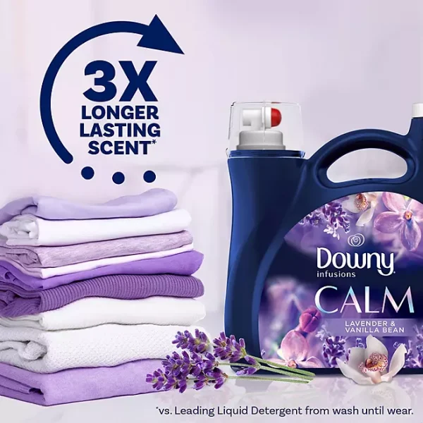 Downy Ultra Infusions Liquid Fabric Conditioner, Calm 170 loads, 115 fl. oz. - Image 2