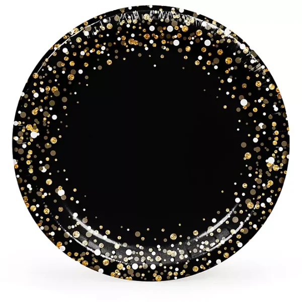 Artstyle Glittered Grad Paper Plates and Napkins Kit (285 ct.) - Image 2