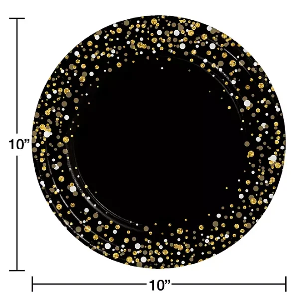 Artstyle Glittered Grad Paper Plates and Napkins Kit (285 ct.) - Image 4