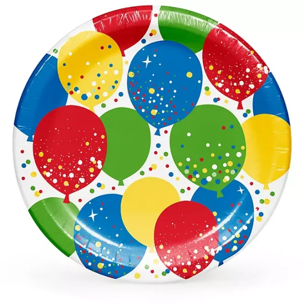 Artstyle Balloon Sparkles Birthday Paper Plates & Napkins Kit 285 ct. - Image 2