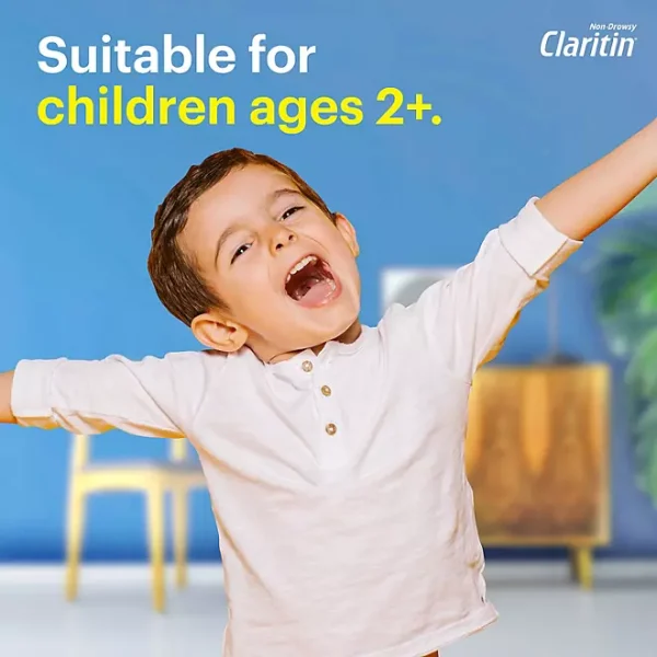 Children's Claritin Non-Drowsy Chewable Tablets, 5 mg Loratadine, Grape 40 ct./pk., 2 pk. - Image 5