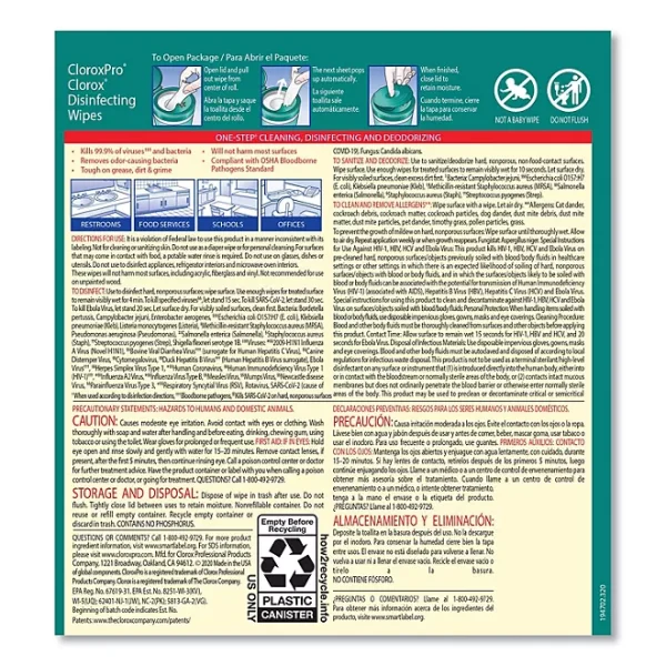 Clorox Bleach-Free Disinfecting Wipes, Fresh Scent 700 ct. bucket - Image 4