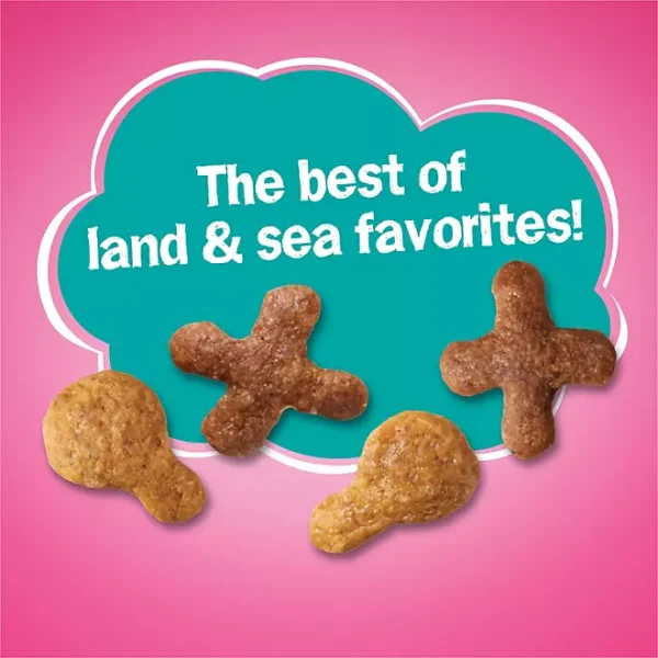 Friskies Land & Sea Adventures Dry Cat Food, Chicken + Ocean Fish (32 lbs.) - Image 2