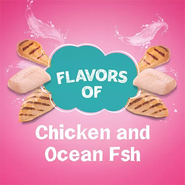 Friskies Land & Sea Adventures Dry Cat Food, Chicken + Ocean Fish (32 lbs.) - Image 3