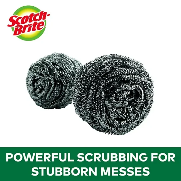 Scotch-Brite 2X Larger Stainless Steel Scrubbers Club Pack 16 pk. - Image 2
