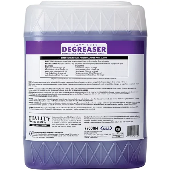 Member's Mark Commercial Heavy Duty Degreaser 5 gal. - Image 3