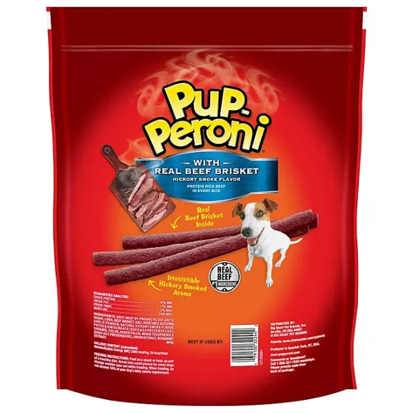 Pup-Peroni Dog Treats with Real Beef Brisket, Hickory Smoked Flavor 46 oz. - Image 2