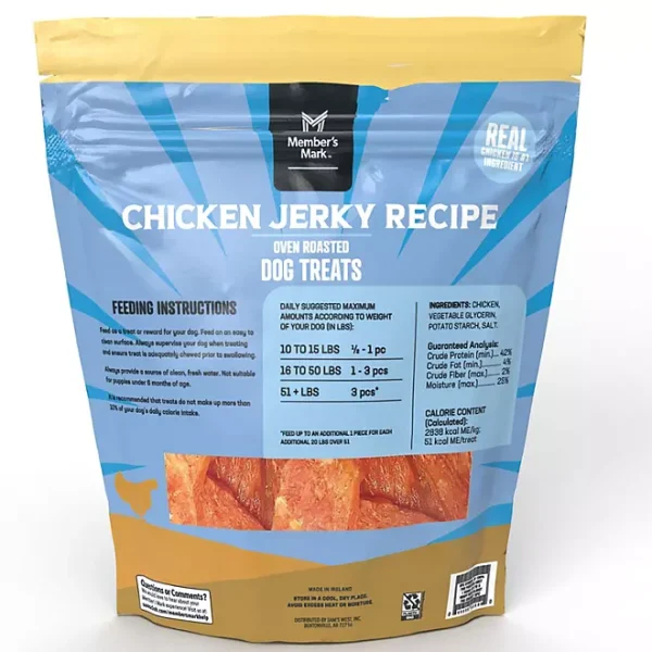 Member's Mark Chicken Jerky Recipe Dog Treats, 48 oz. - Image 2