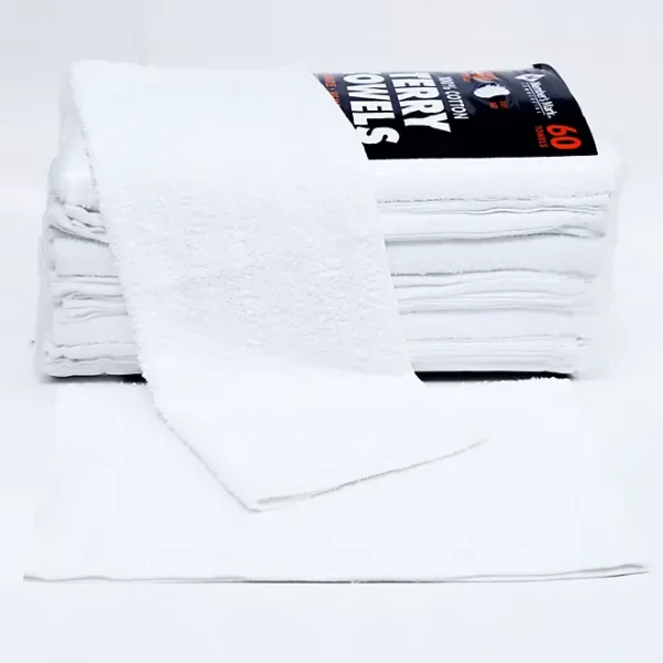 Member's Mark 100% Cotton Terry Towels, 14" x 17" 60 ct. - Image 2