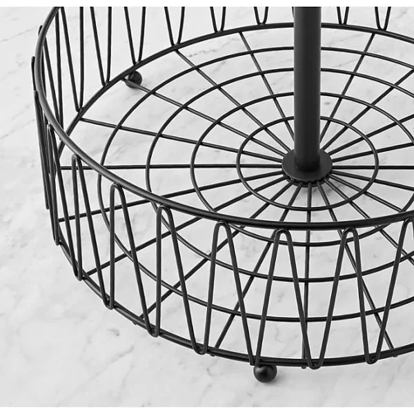 Member's Mark 3 Tiered Wrought Iron Round Basket - Image 4