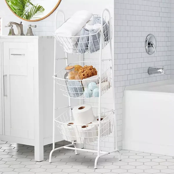 Member's Mark 3 Tiered Basket Stand (Assorted Colors) - Image 3