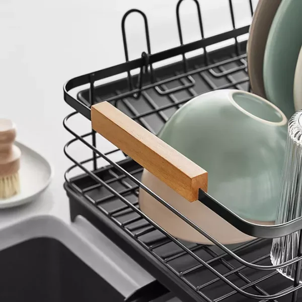 Member's Mark Modern Dish Rack With Utensil Caddy And Glassware Holder, Assorted Colors - Image 2