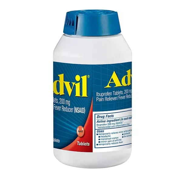 Advil Pain Reliever and Fever Reducer Tablet NSAID, 200 mg Ibuprofen, 360 ct. - Image 5