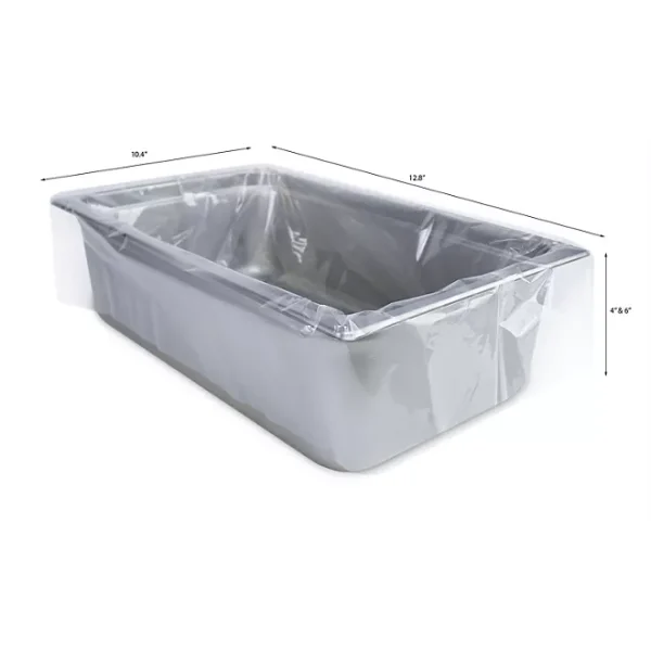 PanSaver Ovenable Pan Liners for 4” to 6” Deep Medium & Deep Half Size Pan (100 pk.) - Image 3