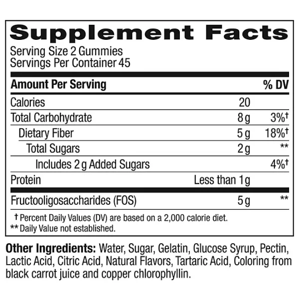 OLLY Fiber Gummy Rings 5g Prebiotic Fiber, Strawberry Watermelon 90 ct. - Image 3