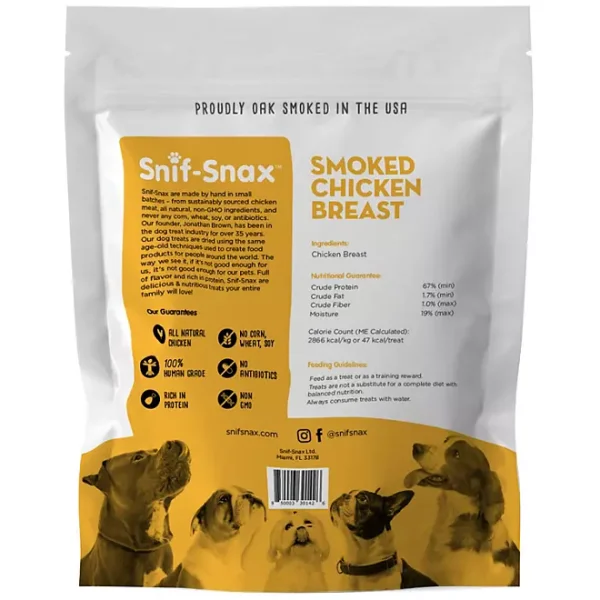 Snif-Snax Smoked Chicken Breast Dog Treats 48 oz. - Image 2