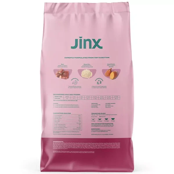 Jinx Dry Dog Food Beef, Brown Rice & Sweet Potato Recipe, 23.5 lbs. - Image 2