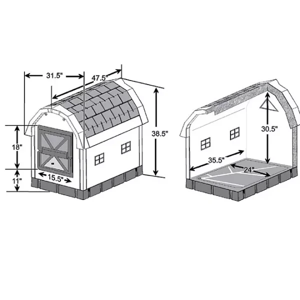 ASL Solutions Insulated Dog Palace (Choose Your Color) - Image 4