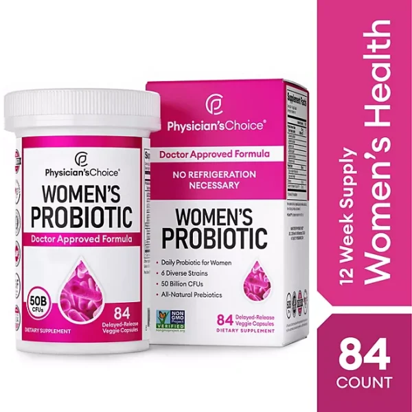 Physician's Choice Women's Probiotic Capsules, 50 Billion CFU 84 ct. - Image 2