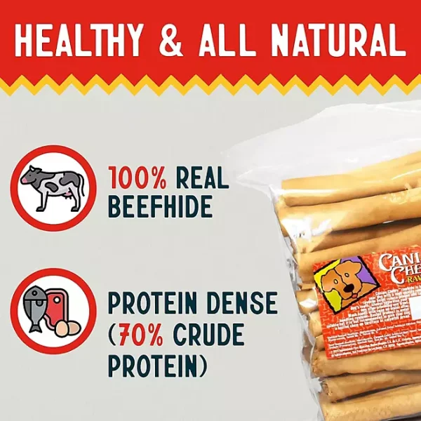Canine Chews 8" Basted Rawhides for Dogs, 25 ct. (Choose Flavor) - Image 4