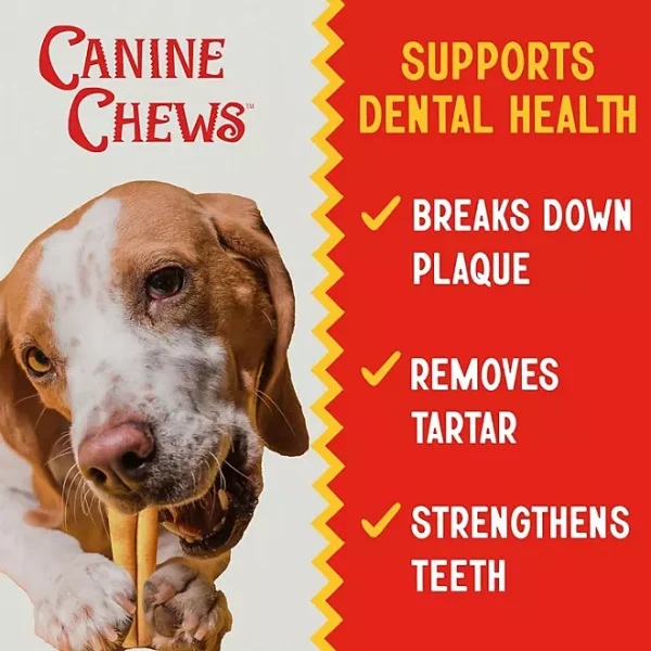 Canine Chews 8" Basted Rawhides for Dogs, 25 ct. (Choose Flavor) - Image 5