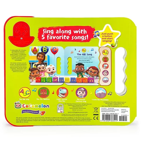 CoComelon Let's All Sing Together Sound Book - Image 4