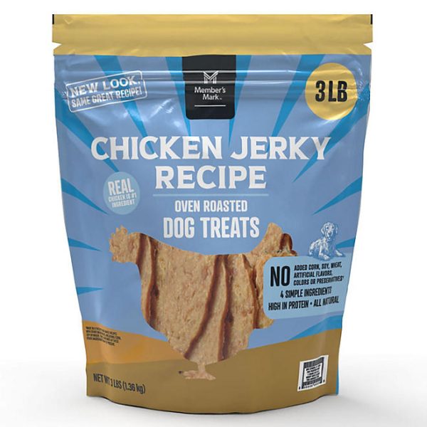 Member's Mark Chicken Jerky Recipe Dog Treats, 48 oz.