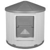 ASL Solutions Insulated Colossal Round Barn Premium Palace Dog House (38" Diam., 46"H)