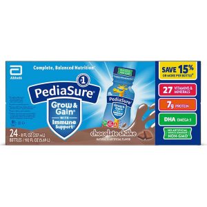 PediaSure Grow and Gain Nutrition Shake for Kids, Chocolate (8 fl. oz., 24 pk.)