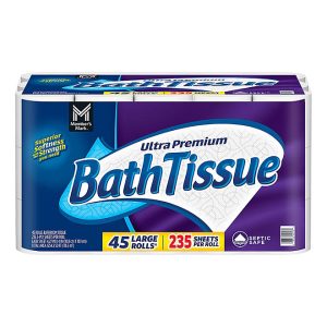 Member's Mark Ultra Premium Soft and Strong Bath Tissue, 2-Ply Large Roll Toilet Paper (235 sheets, 45 rolls)