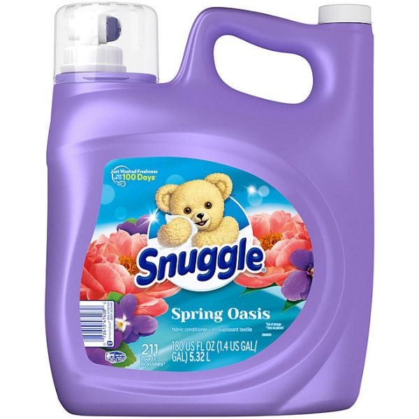 Snuggle Liquid Fabric Softener, Spring Oasis 180 fl. oz., 211 loads