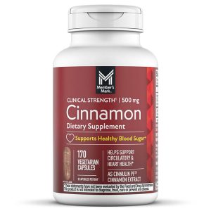 Member's Mark Clinical Strength Cinnamon 500 mg. Capsules, 170 ct.