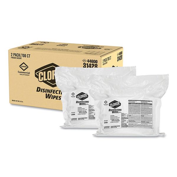 Clorox Disinfecting Wipes Refills, Fresh Scent (700 wipes/pk., 2 pk.) - Image 2