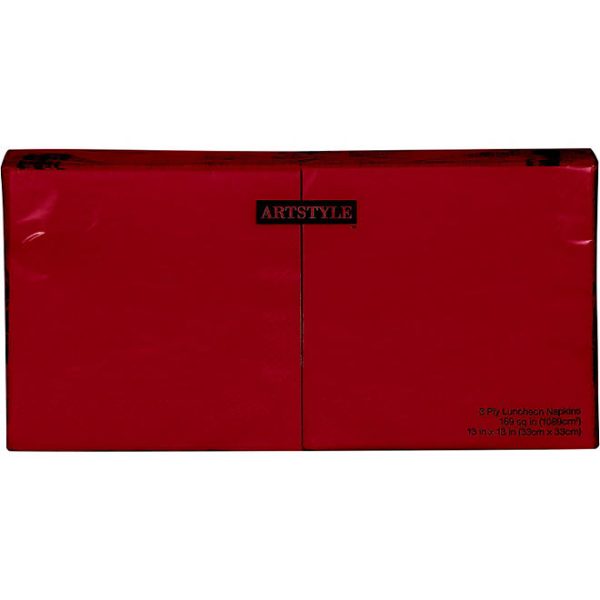Artstyle 3-Ply Lunch Napkins, 6.5", 200 ct. (Choose Color)